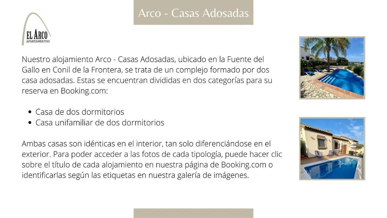 Arco Casas Adosadas Conil De La Frontera